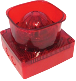 Sirene audiovisual RECD-119 a prova de tempo IP65